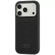 Audi Leather MagSafe iPhone 18 Pro / 17 Pro (AU-TPUPCMIP18P-A3/D2-BK) tok, fekete
