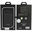 Audi Leather MagSafe iPhone 18 Pro / 17 Pro (AU-TPUPCMIP18P-A3/D2-BK) tok, fekete