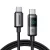 Joyroom S-A16 Pro Prism Series 100W USB-C - USB-C kábel, Digital Display 1.2m, fekete