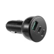 Joyroom autós töltő 70W, 3 ports: USB, 2 x USB C, fekete (JR-CL26)