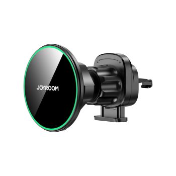   Joyroom JR-ZS412 holder with Qi2 15W charger, car, for air vent, fekete