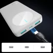 Powerbank Joyroom JR-PBF12 10000mAh 2.4A 2x USB-A 1x USB-C, fehér