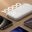 Powerbank Joyroom JR-PBF12 10000mAh 2.4A 2x USB-A 1x USB-C, fehér