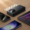 Powerbank Joyroom JR-PBF14 20000mAh 2.4A 2x USB-A 1x USB-C, fekete