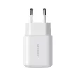 Joyroom JR-TCF21 hálózati töltő USB-C / USB-A 20W PD / QC 3.0, fehér