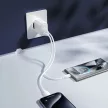 Joyroom JR-TCF21 hálózati töltő USB-C / USB-A 20W PD / QC 3.0, fehér