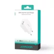 Joyroom JR-TCF12 hálózati töltő 2x USB-C 20W PD / QC 3.0, fehér