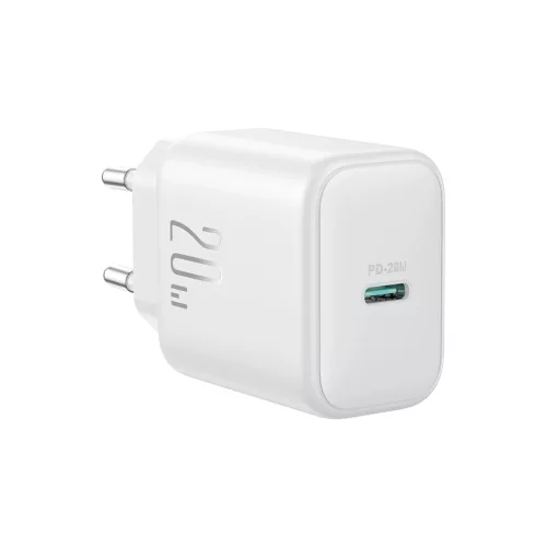 Joyroom JR-TCF20 USB-C PD 20W hálózati töltő, fehér