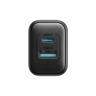 Joyroom JR-TCF13 hálózati töltő USB-C / USB-A 25W SFC / PPS / PD, fekete