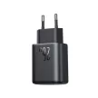Joyroom JR-TCF13 hálózati töltő USB-C / USB-A 25W SFC / PPS / PD, fekete