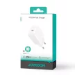 Joyroom JR-TCF20 USB-C PD 20W hálózati töltő, fehér + USB-C / USB-C kábel 1m