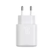 Joyroom JR-TCF24 USB-C PD 30W QC SFC hálózati töltő, fehér + 1m USB-C kábel