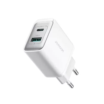   Joyroom JR-TCF15 hálózati töltő USB-C / USB-A 30W, fehér