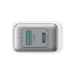 Joyroom JR-TCF15 hálózati töltő USB-C / USB-A 30W, fehér