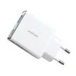 Joyroom JR-TCF14 20W USB-A USB-C hálózati töltő, fehér