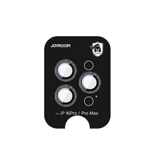 Joyroom JR-MSF0303 Glass Screen Protector iPhone 16 Pro/16 Pro Max Lenses kameravédő fekete