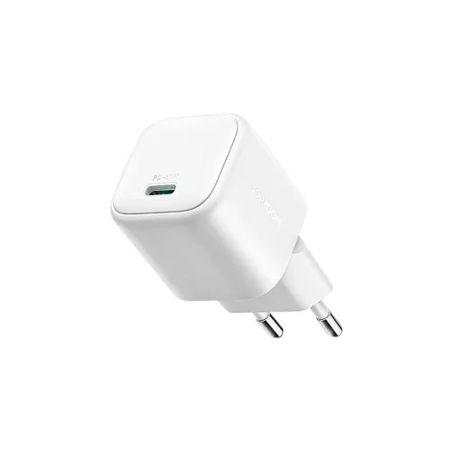 Joyroom JR-TCG15 Mini 30W GaN USB-C hálózati töltő, fehér