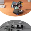 Joyroom JR-W15 vezeték nélküli töltő 3 in 1 Charging Station with MagSafe, fekete