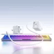 Joyroom JR-TCL06 67W GaN hálózati töltő with Built-in kihúzható USB-C kábel, fehér