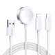 Joyroom S-IW007 3-in-1 kábel USB-A magnetic hálózati töltő - Lightning 1.2m, fehér