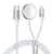 Joyroom 2 in 1 Lightning cable and vezeték nélküli töltő Apple Watch 1.5m, fehér (S-IW012)