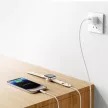 Joyroom 2 in 1 Lightning cable and vezeték nélküli töltő Apple Watch 1.5m, fehér (S-IW012)