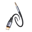 Joyroom Audio Transfer Series SY-A06 mini jack 3.5 mm / Lightning kábel 1.2 m, fekete