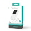 Joyroom Mini power bank beépített kábelekkel JR-PBC06 30W 10000mAh, fehér