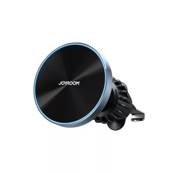   Joyroom magnetic car holder 15W wireless charger air vent tok, fekete (JR-ZS240 Pro)