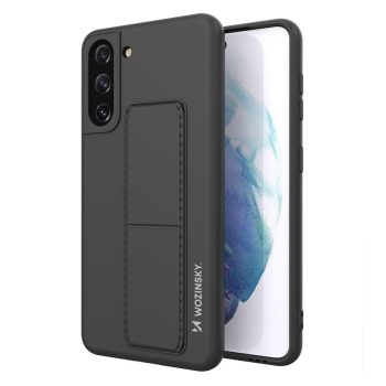   Wozinsky Kickstand Case Samsung Galaxy S21 szilikon hátlap, tok, fekete