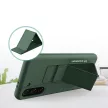 Wozinsky Kickstand Case Samsung Galaxy S21 szilikon hátlap, tok, sötétkék