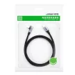 Ugreen US255 50125 USB-C (egyenes)/USB-C (szögletes) PD QC kábel 60W 3A 2m, szürke