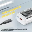 USAMS Powerbank 9000mAh PD 20W QC3.0+PD kétportos gyorstöltés fekete 10KCD18901(US-CD189)