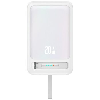   USAMS XM MagSafe CD219 10000mAh mágneses vezeték nélküli, fehér