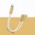 USAMS Adapter 2w1 Lightning, adapter, arany