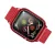 USAMS tok és csereszíj Apple Watch 4/5/6/7/SE 44/45mm,  piros