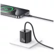 USAMS hálózati töltő JC Series CC261 20W GaN Mini hálózati gyorstöltő 2xUSB-C, fehér