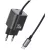 USAMS hálózati töltő JC Series CC264 30W GaN Mini hálózati gyorstöltő 2xUSB-C, fekete