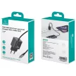 USAMS hálózati töltő JC Series CC264 30W GaN Mini hálózati gyorstöltő 2xUSB-C, fekete