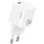 USAMS hálózati töltő JC Series CC289 25W GaN Mini hálózati gyorstöltő USB-C, fehér