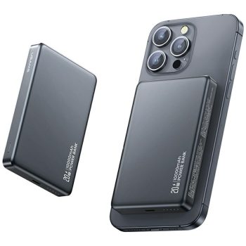   USAMS CD242 CY Series MagSafe-kompatibilis powerbank 10000mAh 20W, titanium