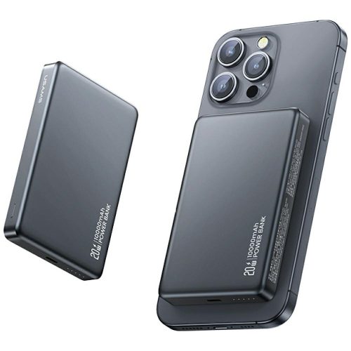 USAMS CD242 CY Series MagSafe-kompatibilis powerbank 10000mAh 20W, titanium