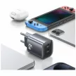 USAMS hálózati töltő CC305 T66 45W GaN 2xUSB-C , szürke