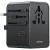 USAMS utazó hálózati töltő CC310 3xUSB-C 70W 4in1 US/AU/EU/UK, fekete
