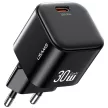 USAMS hálózati töltő JO Series CC262 30W USB-C + 1m USB-C/Lightning kábel, fehér