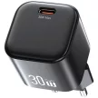 USAMS hálózati töltő JO Series CC262 30W USB-C + 1m USB-C/Lightning kábel, fehér
