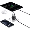 USAMS hálózati töltő JO Series CC262 30W USB-C + 1m USB-C/Lightning kábel, fehér