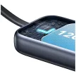 USAMS Induktív töltő Apple Watch CD245 2 1-ben 1200mAh powerbankkal + USB-C kábellel, titánium
