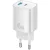 USAMS hálózati töltő CC290 T66 45W GaN 1xUSB-A 1xUSB-C , ezüst