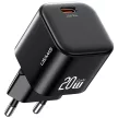 USAMS hálózati töltő JO Series CC260 20W USB-C + 1m USB-C/USB-C kábel, fehér
